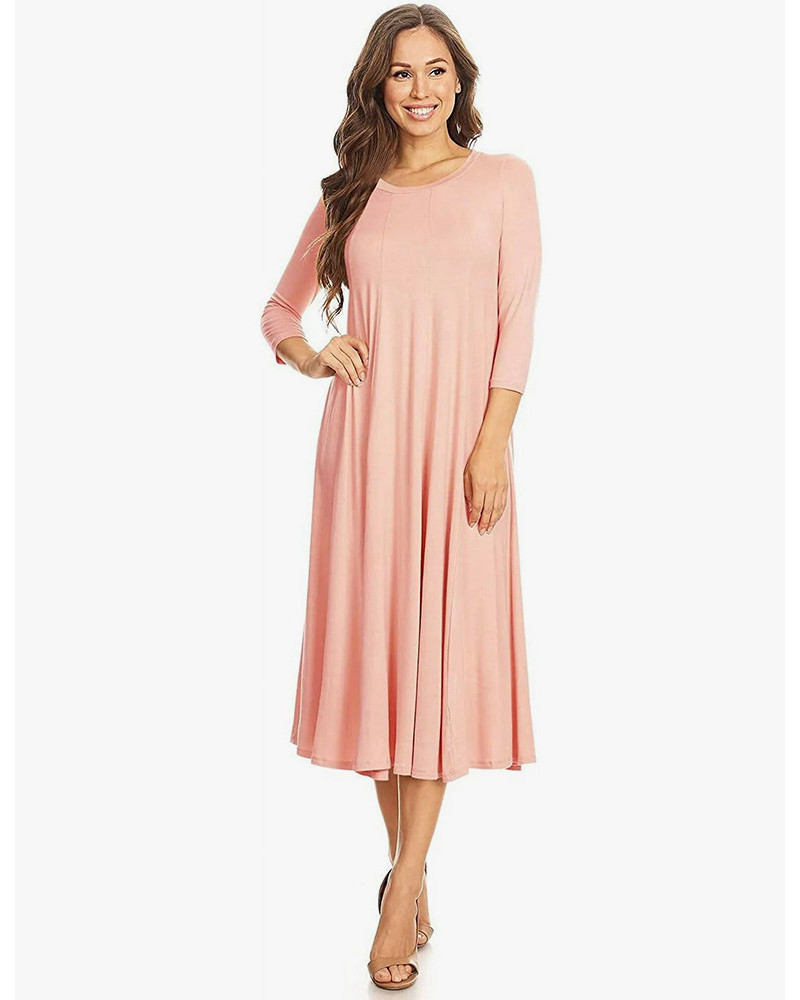 Eleni Dress Tangerine